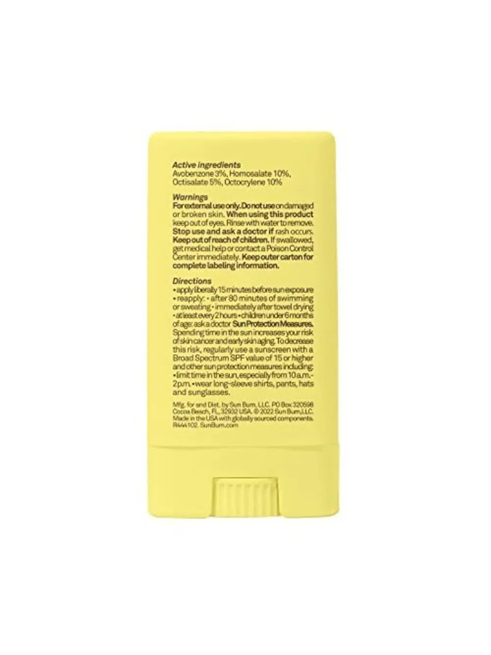 Sun Bum Kids SPF 50 Clear Sunscreen Face Stick Broad Spectrum & Water Resistant